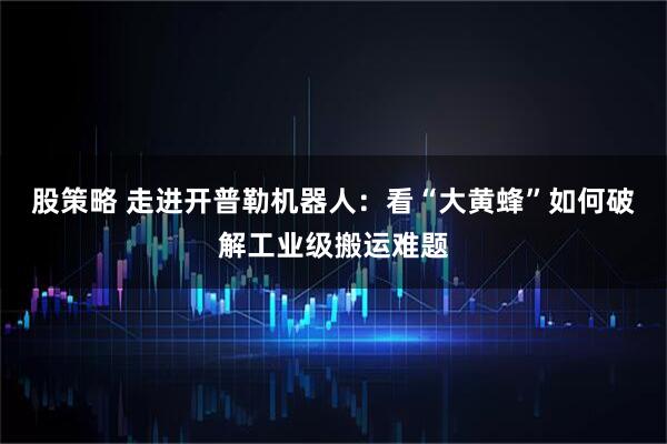 股策略 走进开普勒机器人：看“大黄蜂”如何破解工业级搬运难题